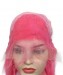 Colored Pink Human Hair Lace Front Wigs For Women 