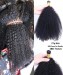 Mongolia Afro Kinky Curly I Tip Human Hair Extensions 8-30" Brazilian Afro Kinky Curly I Tip Hair Bundles To Make Long Hairstyles 100 Pics/set Remy Fusion Stick Keratin Bonded Hair