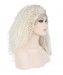 Dolago Light Blonde Deep Curly Synthetic Wig Lace Front Wig