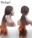 Braided wigs knotless 13X6 lace front braid wigs for african american 100% handmade cornrow braided lace wigs mix color 26inch dolago cheap synthetic braiding wig free shipping 