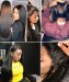 Dolago Hair Wigs Straight 360 Invisilace Lace Wig Pre Plucked With Baby Hair Natural Hairline Brazilian Human Virgin Hair Wigs