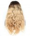 Ombre Wavy Lace Front Human Hair Wigs