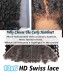 Dolago Curly Baby Hair Deep Curly HD Swiss Lace Frontal Closures Only With Invisible Hairline For Black Women Girls 13x4 4x4 HD Transparent Crystal Clear Frontals Brazilian Human Hair Melt HD Frontal Pre Plucked