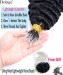 Dolago 3B 3C Kinky Curly F Tip Human Hair Extensions For Women Reusable Brazilian I Tip Hair Extensions With Most Lightweight Nano Bead Wholesale Curly Microlink Extensions Best Itip Hair Can Be Dyed