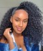 Dolago 3B 3C Kinky Curly Human Hair Wigs With Headband 