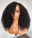 Brazilian 3B 3C Kinky Curly Silk Base Full Lace Wigs With Baby Hair 