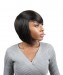 Dolago Straight Human Hair Wigs 100% Brazilian Short Bob Wig With 130% Density 1B Color