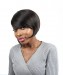 Dolago Straight Human Hair Wigs 100% Brazilian Short Bob Wig With 130% Density 1B Color