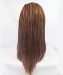 Brown Color Braided Synthetic Lace Front Wig 