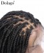 Braided lace front wigs knotless box braid wig 30inch 13X6 lace frontal square part braids wigs for african american 100% handmade braiding hair cheap synthetic braided lace wigs on sale free shipping