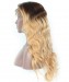 Ombre Wavy Lace Front Human Hair Wigs