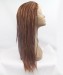 Brown Color Braided Synthetic Lace Front Wig 