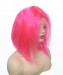 Colored Pink Human Hair Lace Front Wigs For Women 