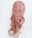 Dolago Synthetic Lace Front Wig Wavy Pink Color 