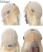 Dolago Glueless 613 Blonde Lace Front Wig With Invisible Hairline For Black Women 180% Straight Golden Blonde 13x6 Frontal Wig Lightly Bleached The Knots Brazilian Shining 613 Human Hair Wig Free Shipping