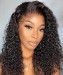 Dolago Brazilian Human Hair Deep Curly HD Lace Front Wigs For Black Women 180% Natural RLC Transparent Lace Frontal Wig Pre Plucked With Baby Hair Glueless 13x6 Lace Front Wig With Cheap Price For Sale