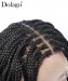 Boho Braided lace front wigs 13X6 knotless braid wigs for african american 30inch 100% handmade braiding lace wigs dolago cheap synthetic braided wigs on sale free shipping