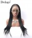 Cornrow braided wigs knotless braided lace wigs 13X3 lace frontal braided wig for african american 26inch 100% handmade braid affordable synthetic braided wigs free shipping dolago 