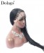 Cornrow braided wigs knotless braided lace wigs 13X3 lace frontal braided wig for african american 26inch 100% handmade braid affordable synthetic braided wigs free shipping dolago 
