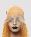 Dolago Colorful Wig Curly Bob Lace Front Wigs Pre-Plucked 130% Density Bright Yellow