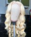 Best 613 Blonde Lace Front Human Hair Wigs For Women