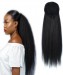 Dolago 10-26 inch Light Yaki Kinky Straight Drawstring Ponytail For Women with Clip Ins Brazilian Remy 100% Human Hair Ponytail Extensions Free Shipping 