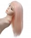 Colorful Full Lace Wig With Baby Hair Straight Wave