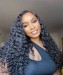 Dolago High Quality Water Wave 13x6 Lace Front Human Hair Wigs For Sale 130% Density Lace Frontal Wigs Human Hair Pre Plucked Natural Wave Front Lace Wig With Baby Hair For Black Women Free Shipping