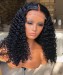Brazilian deep curly lace closure wigs for women for sale