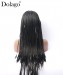 Cornrow braided wigs knotless braided lace wigs 13X3 lace frontal braided wig for african american 26inch 100% handmade braid affordable synthetic braided wigs free shipping dolago 