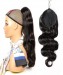 Body Wave Drawstring Brazilian Ponytail Extensions For Women