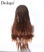  Knotless braided lace wigs middle part ombre 1b/30 braided wigs lace frontal 13X3 cheap synthetic braiding wigs for women african american 100% handmade free shipping dolago