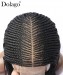 Cornrow braids lace wigs 2X6 braided lace front wigs for women african american 30inch long hair black color 100% handmade braiding cheap synthetic lace wig on sale free shipping dolago 