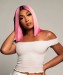Ombre Hot Fashion Wig #1B Pink Color 