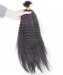 Good Quality 3Pcs Brazilian Human Hair Kinky Straight Hair Weave Bulk Hair For Wig Making
