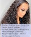 Dolago Human Hair Loose Curly Lace Front Wigs Can Be Dyed For Black Women 180% High Quality Glueless Curly 13x6 Lace Front Wigs With Natural Hairline Brazilian Invisible Transparent Front Lace Wigs On Sale