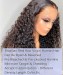 Dolago Loose Curly 250% Glueless 13x6 Lace Front Wigs Pre Plucked For Black Women Natural Brazilian Human Hair Lace Frontal Wig With Invisible Hairline Transparent Front Lace Wigs Bleached The Knots For Sale