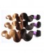 Dolago Ombre Hair Bundles Peruvian Body Wave T1B/4/27 3 Tone Remy Hair Weaves Machine Double Weft 3 Bundle 