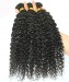 Dolago Brazilian Remy Human Hair Bundles 3B 3C Kinky Curly Human Hair Extensions 10 -30 Inches Curly Human Hair Weaves 3Pics Brazilian Bundles Sales 