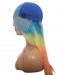 Colorful Wig Rainbow Colored Lace Human Hair Wigs 