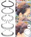 Dolago Unisex Black Metal Spiral Hair Hoop For Men/Women Flexible Wave Shaped Non Slip Headband Headdress Accessories Fashion Women Hairband Sale Online