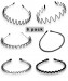 Dolago Unisex Black Metal Spiral Hair Hoop For Men/Women Flexible Wave Shaped Non Slip Headband Headdress Accessories Fashion Women Hairband Sale Online