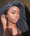 Dolago Mongolian Afro Kinky Kurly Lace Front Wigs Human Hair Pre Plucked High Quality 13x4 Lace Front Wig with Baby Hair For Black Women American Curly Brazilian Glueless Frontal Wigs Can Be Dyed Online 