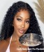 Dolago Curly Baby Hair Deep Curly HD Swiss Lace Frontal Closures Only With Invisible Hairline For Black Women Girls 13x4 4x4 HD Transparent Crystal Clear Frontals Brazilian Human Hair Melt HD Frontal Pre Plucked