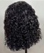 Dolago Loose Curly 4X4 French Lace Closure Wigs With Baby Hair 150% LC Closure Bob Human Hair Wigs For Women High Quality 8-14 inches Short Curly Bob Wigs For Black Women 