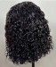 Dolago Loose Curly 4X4 French Lace Closure Wigs With Baby Hair 150% LC Closure Bob Human Hair Wigs For Women High Quality 8-14 inches Short Curly Bob Wigs For Black Women 
