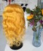 Body Wave Yellow Blonde Lace Wigs For Black Women