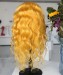 Body Wave Yellow Blonde Lace Wigs For Black Women