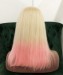 blonde and pink lace front wigs for women online for sale now 