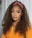 Brazilian Curly Colored Headband Wigs For Women Cheap Price 